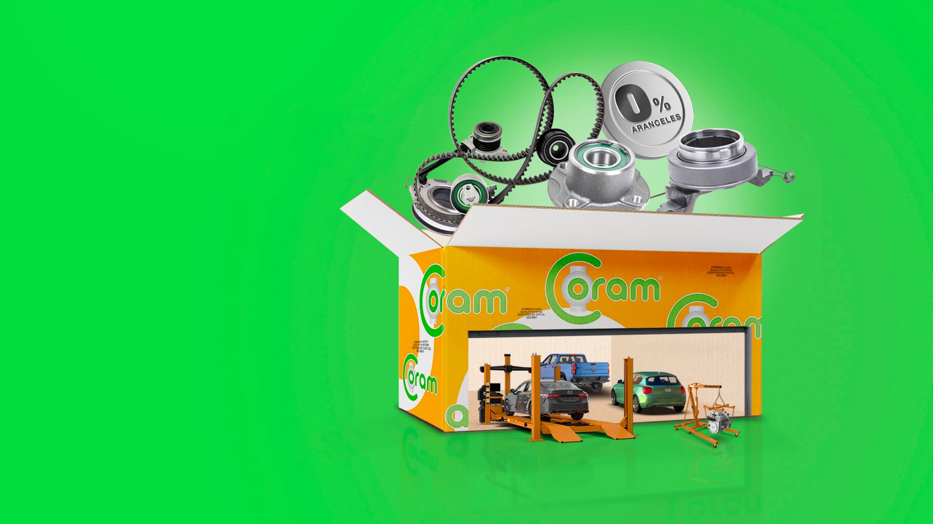 caja repuestos Coram